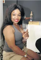  ??  ?? Akhona Tokwe, Kanyisa Limekaya, Nkosana Matyeshama, Mayihlome Tshwete and Tebello Motsoane during the ShowLove Cap Classique Affair at the Radisson Blue Gautrain Hotel in Sandton. On the right is Asanda Vili, toasting with her favourite bubbly.