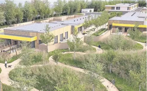  ??  ?? &gt; An artist’s impression of the new £18m Dogs Trust Centre proposed for Nettlefold Road in Splott, Cardiff