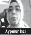  ??  ?? Ayşenur İnci