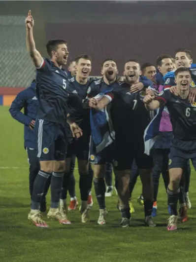  ??  ?? 0 Scotland begin their European Championsh­ip finals campaign on June 25.