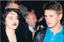  ??  ?? Madonna y Penn, una cruda relación que copó titulares