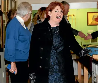  ?? PHOTO: KAVINDA HERATH/STUFF ?? Arts, Culture and Heritage Minister Maggie Barry visits Stewart Island museum yesterday.