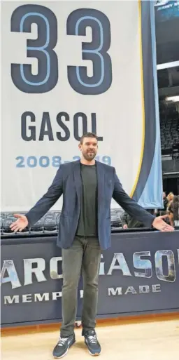  ?? KAREN PULFER FOCHT (EFE) ?? Gasol, la madrugada del sábado en Memphis.