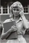  ?? AP PHOTO/NICK UT, FILE ?? Actress and singer Olivia Newton-John appears on the set of “Grease,” in Los Angeles Aug. 30, 1977. Newton-John, a longtime resident of Australia whose sales topped 100 million albums, died Monday at her southern California ranch, John Easterling, her husband, wrote on Instagram and Facebook. She was 73.