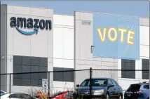  ?? AP ?? In Bessemer, Ala., employees overwhelme­d by the working pace and afraid of catching COVID-19 contacted the retail union, setting in motion a vote seen as a watershed for Amazon and organized labor.