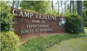  ?? ALLEN G. BREED/AP ?? Three U.S. Marines stationed at Camp Lejeune who were found unresponsi­ve in a car at a North Carolina gas station died of carbon monoxide poisoning, the local sheriff’s office said this week.