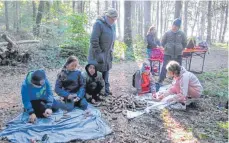  ?? FOTO: PR ?? Die Kinder lernen Tiere und Pflanzen des Waldes kennen.