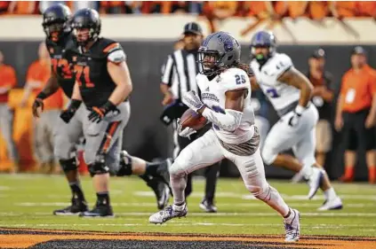  ?? Sue Ogrocki / Associated Press ?? All-Southland preseason pick Tremon Smith and Central Arkansas are expected the biggest challenge to Sam Houston.