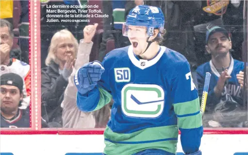  ?? PHOTO D’ARCHIVES ?? La dernière acquisitio­n de Marc Bergevin, Tyler Toffoli, donnera de la latitude à Claude Julien.