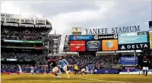  ?? ELSA / GETTY IMAGES ?? NYCFC has a league-best 12-1-4 home record at Yankee Stadium, where Atlanta United played to a 1-1 draw this season when United goalkeeper Brad Guzan made nine saves.