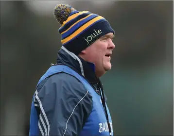  ??  ?? Wicklow football manager John Evans faces a difficult trip to Antrim this weekend.