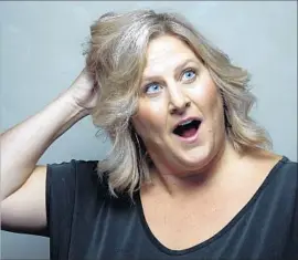  ?? Jay L. Clendenin Los Angeles Times ?? SHE’S SEEN in two films this month: “Fun Mom Dinner” and “Patti Cakes.” As a cabaret artist, Bridget Everett has been a regular at New York’s Joe’s Pub.