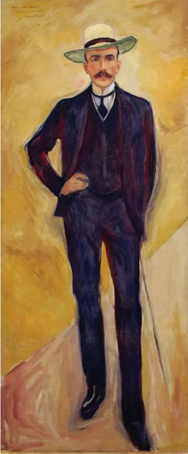  ?? Abb.: bpk / Nationalga­lerie, SMB / Jörg P. Anders ?? Edvard Munch: Portrait of Harry Graf Kessler, 1906