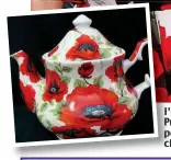  ??  ?? I’m a little teapot: Princess Eugenie’s poppy outfit is as chintzy as this pot