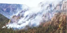  ??  ?? Higher elevations face above-normal fire risks because past winter storms have failed to produce adequate snowfall levels.