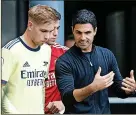  ?? ?? TOP GUNN: Smith Rowe and Arteta