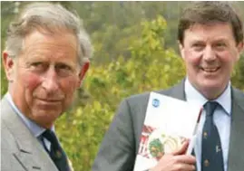  ??  ?? Trusted adviser: Prince Charles with old Etonian Sir Bertie Ross