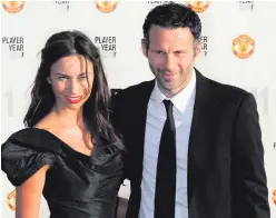  ??  ?? Split of Ryan Giggs and his estranged wife Stacey was confirmed yesterday