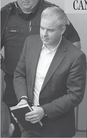  ?? ANDREW VAUGHAN / THE CANADIAN PRESS ?? The New Brunswick Court of Appeal has ordered a new trial in the second-degree murder conviction of Dennis Oland in the 2011 bludgeonin­g death of his father.