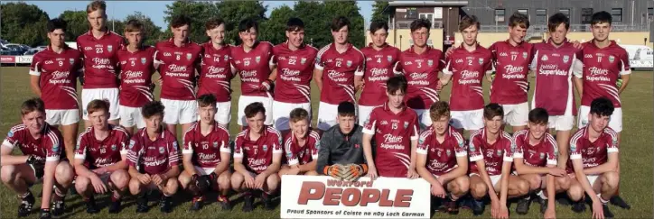  ??  ?? The successful St. Martin’s squad before their home win at the expense of Horeswood.