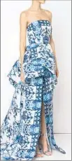  ?? Sara Ribeiro ?? MONIQUE Lhuillier’s dresses will raise money for LACMA.