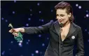  ??  ?? Jasmine Trinca L’attrice romana ha vinto il premio per la migliore attrice protagonis­ta per la sua performanc­e in «Fortunata»