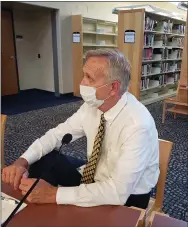  ?? BILL RETTEW - MEDIANEWS GROUP ?? West Chester Area School District Superinten­dent Dr. Jim Scanlon is working overtime due to COVID guidelines.
