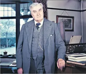  ?? ?? i Britain’s musical conscience: Ralph Vaughan Williams in Surrey, 1949