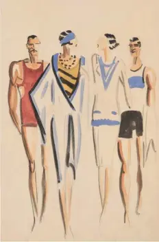  ??  ?? Ottorino Mancioli, Ultima moda, 1930