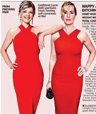 HAPPY AT LAST — AFTER DITCHING A KATE WINSLET - PressReader