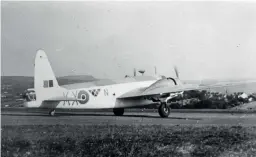  ?? ?? ■ A Coastal Command Wellington of 311 Squadron. The type was heavily engaged against the U-boats.