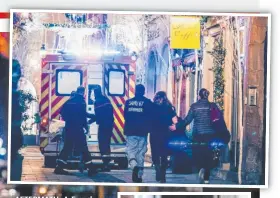  ??  ?? AFTERMATH: A French police officer stands guard near the scene of a shooting in Strasbourg.