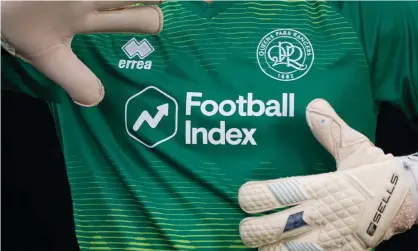  ?? Photograph: Jed Leicester/Shuttersto­ck ?? Football Index, which sponsors QPR, said ‘after a difficult and challengin­g week’ for its users, a decision had been taken ‘to suspend the platform’.
