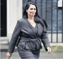  ??  ?? Under pressure Home secretary Priti Patel is facing accusation­s of bullying and criticism of her new immigratio­n plans