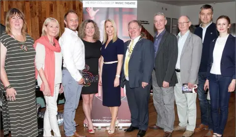  ??  ?? At the launch: Elizabeth Whyte, Mary MacDonagh, Pete McCalmey, Aileen Donohoe, Deirdre Masterson, Colm Moules (National President, AIMS), Noel Lennon, Billy Roche, Liam Bates and Dora Pierce.