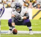  ?? GENE PUSKAR/AP ?? Ravens center Matt Skura will be pitted Sunday against Seahawks linebacker Bobby Wagner, one of the NFL’s best.