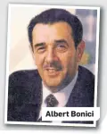  ??  ?? Albert Bonici