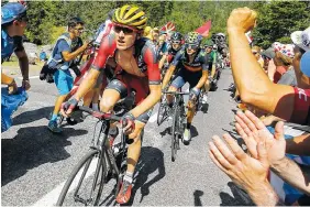  ?? ASSOCIATED PRESS FILE PHOTO ?? Tejay van Garderen will join four other Americans on the start line of this year’s event today in Mont-Saint-Michel.