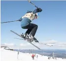  ??  ?? winner Ski enthusiast­s on Cairngorm