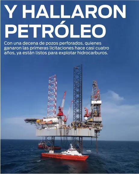  ??  ?? En el Golfo de México. Petrobal, en consorcio con Fieldwood Energy, perforaron el pozo de Ichalkil, en la Sonda de Campeche, a unos 42 kilómetros de la costa.