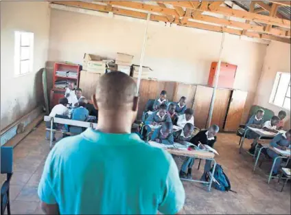  ?? Photo: Madelene Cronjé ?? Work ethic: Teachers should be suitably qualified, and must be held accountabl­e for classroom results while adhering to high standards, the author maintains.