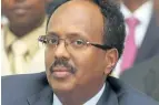  ?? GETTY IMAGES ?? Somalia’s new President Mohamed Abdullahi Mohamed.