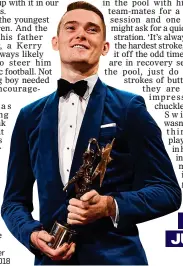  ??  ?? ON A HIGH: The midfielder was named Footballer of the Year for 2018