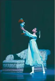  ?? ERIK TOMASSON — SAN FRANCISCO BALLET ?? Angela Watson performs as Clara in the 2016 San Francisco Ballet production of Helgi Tomasson’s “Nutcracker.”