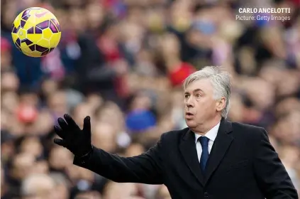  ?? Picture: Getty Images ?? CARLO ANCELOTTI