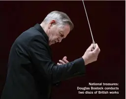  ??  ?? National treasures: Douglas Bostock conducts two discs of British works
