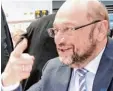  ?? Foto: W. Sevenich, dpa ?? Martin Schulz hat jetzt auch Zeit für den Koalitions­gipfel.