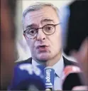  ?? (PQR/Ouest-France) ?? Marc Joulaud, ex-suppléant de François Fillon à l’Assemblée, qui avait aussi rémunéré Penelope Fillon, a été mis en examen hier pour « détourneme­nt de fonds publics ».