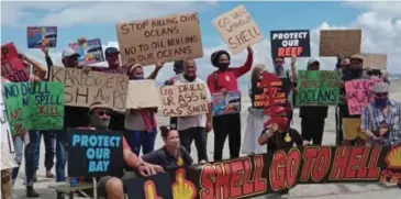  ?? ?? Shell has often ben accused of causing climate change