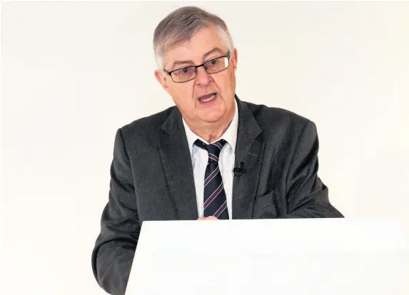  ?? Roger Donovan ?? > Welsh Government Finance Secretary Mark Drakeford said: ‘We have always said the Trade Union Act was unnecessar­y’
